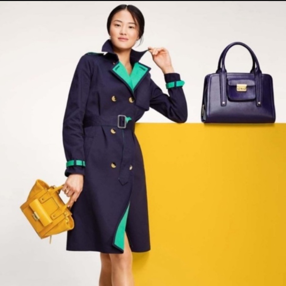 Phillip Lim Navy/Green Trench